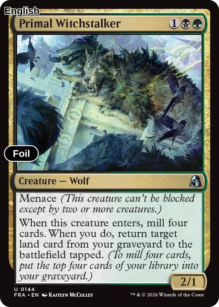 Primal Witchstalker [FRA - 144] U Reality Fracture - Foil