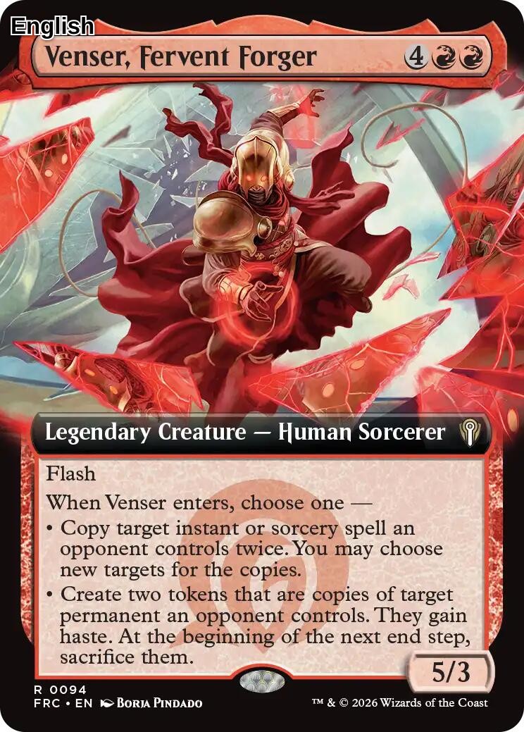Venser, Fervent Forger (Extended Art)
