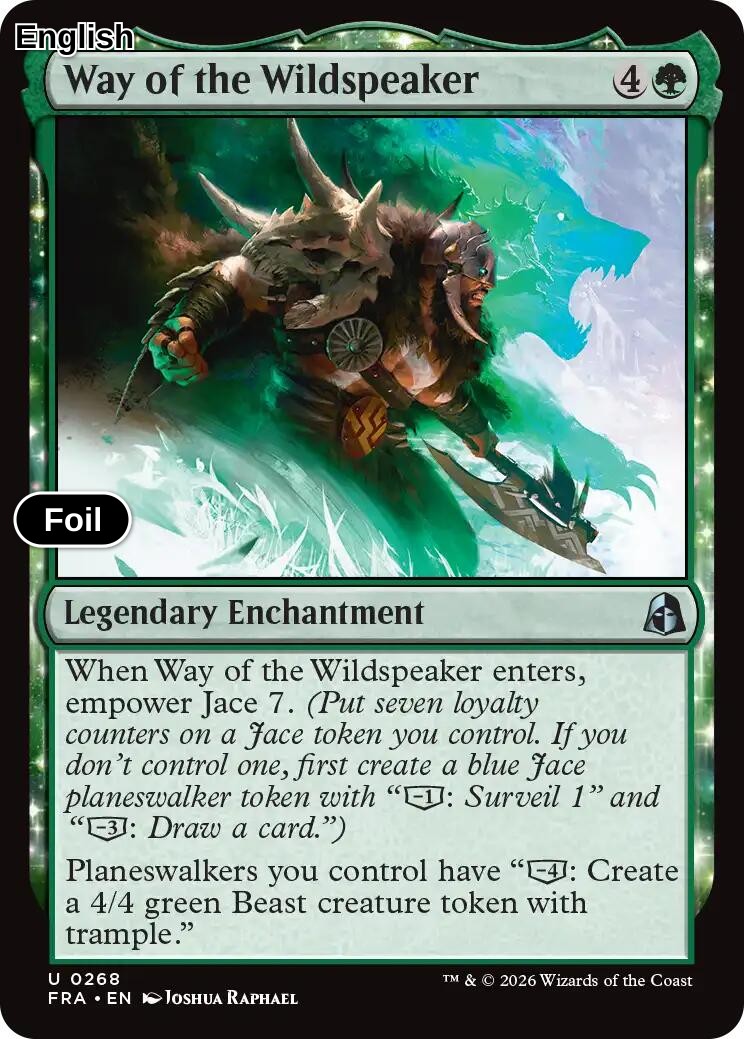 Way of the Wildspeaker [FRA - 268] U Reality Fracture - Foil