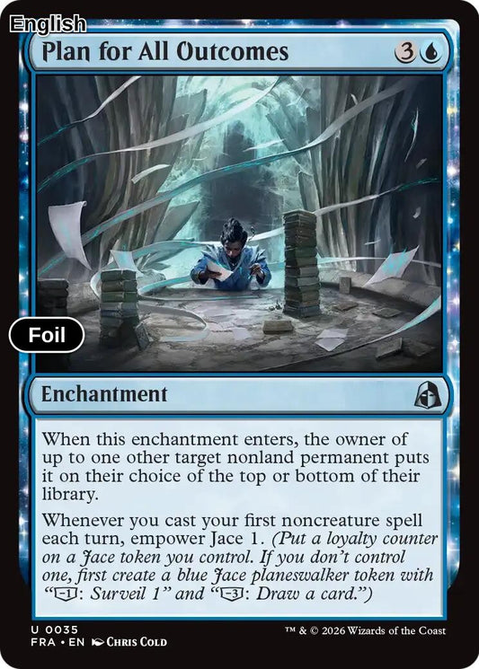 Plan for All Outcomes [FRA - 35] U Reality Fracture - Foil