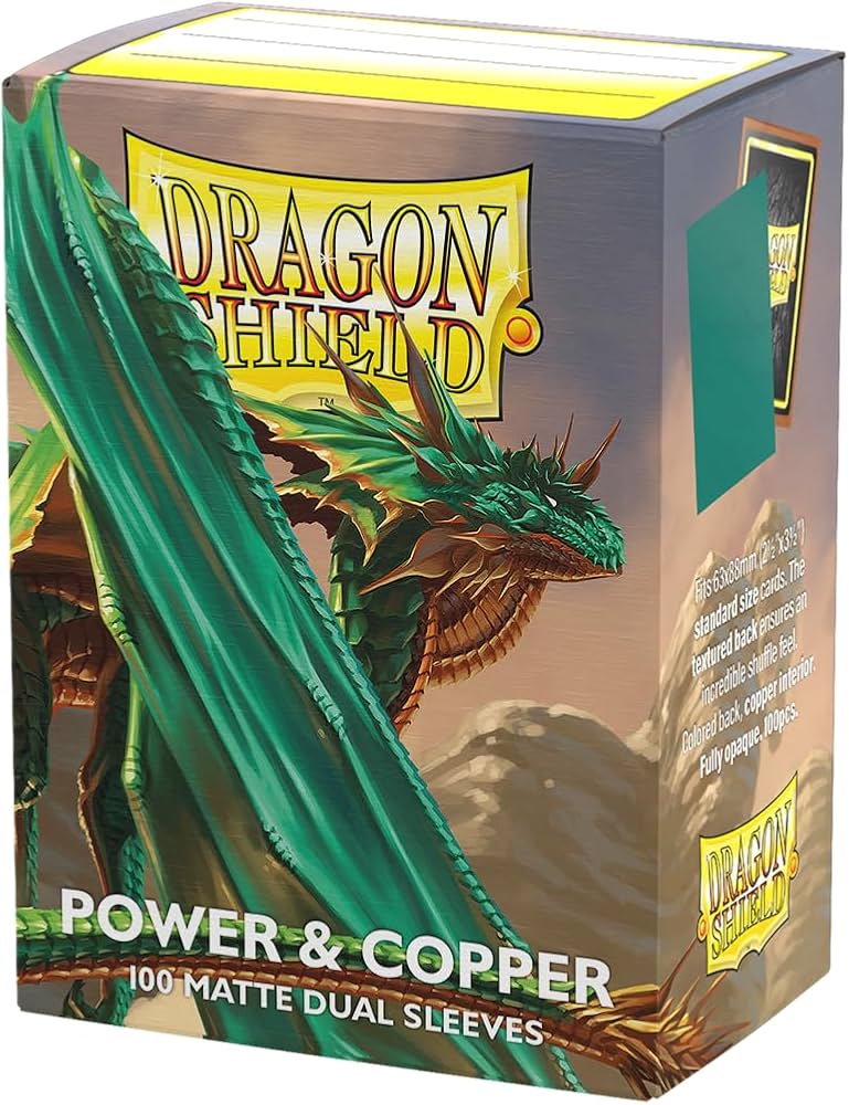 Dragon Shield: Standard 100ct Sleeves - Power & Copper(Matte)