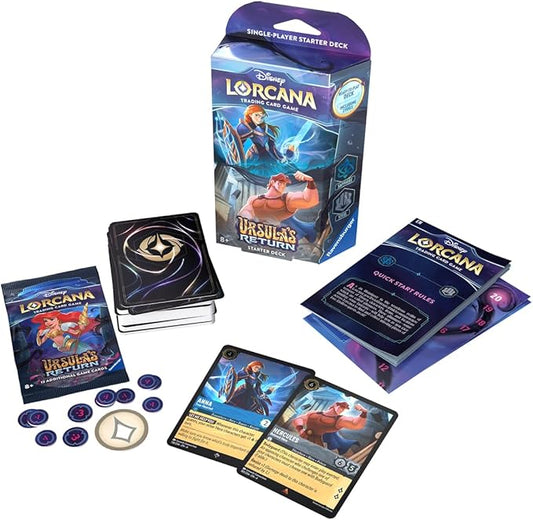 Ravensburger Disney Lorcana TCG: Ursula's Return Starter Deck - Sapphire & Steel