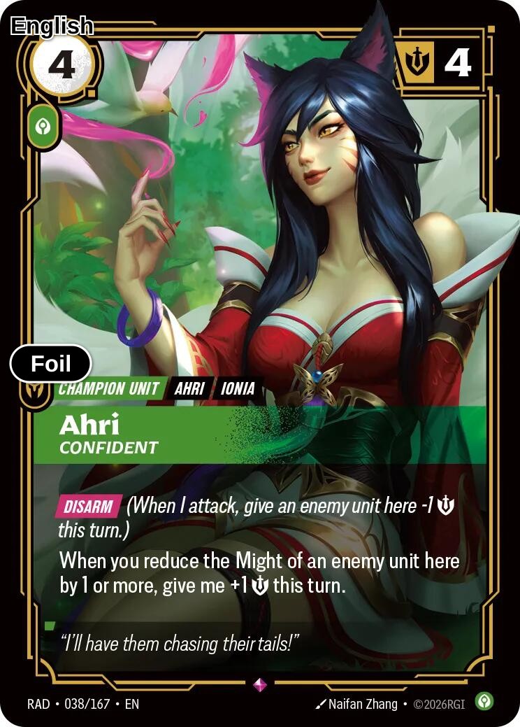 Ahri, Confident
