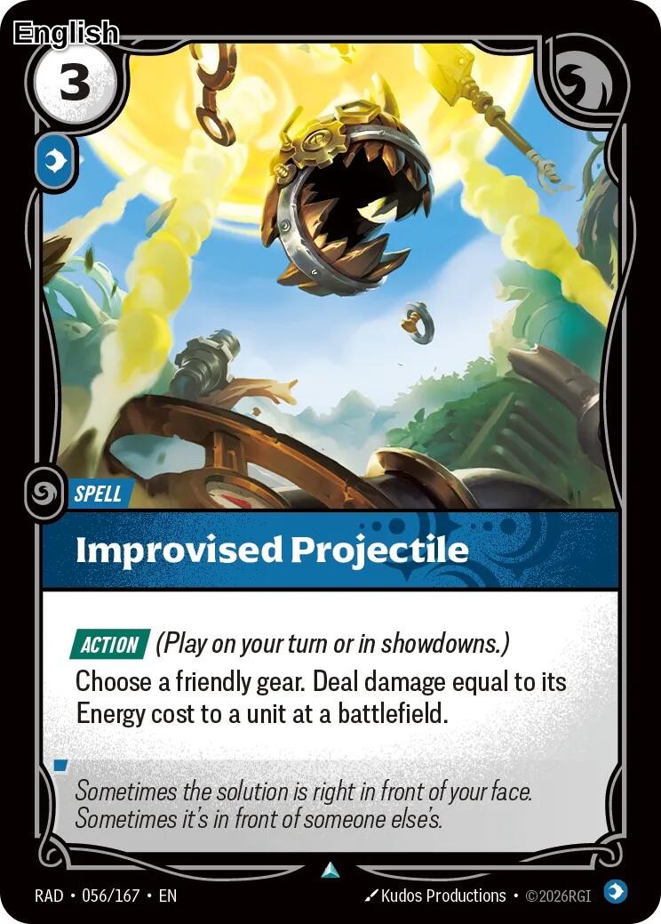 Improvised Projectile