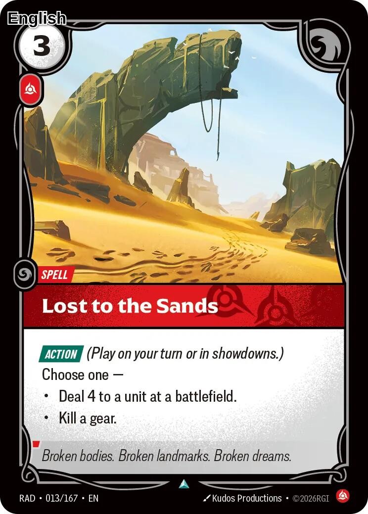 Lost to the Sands