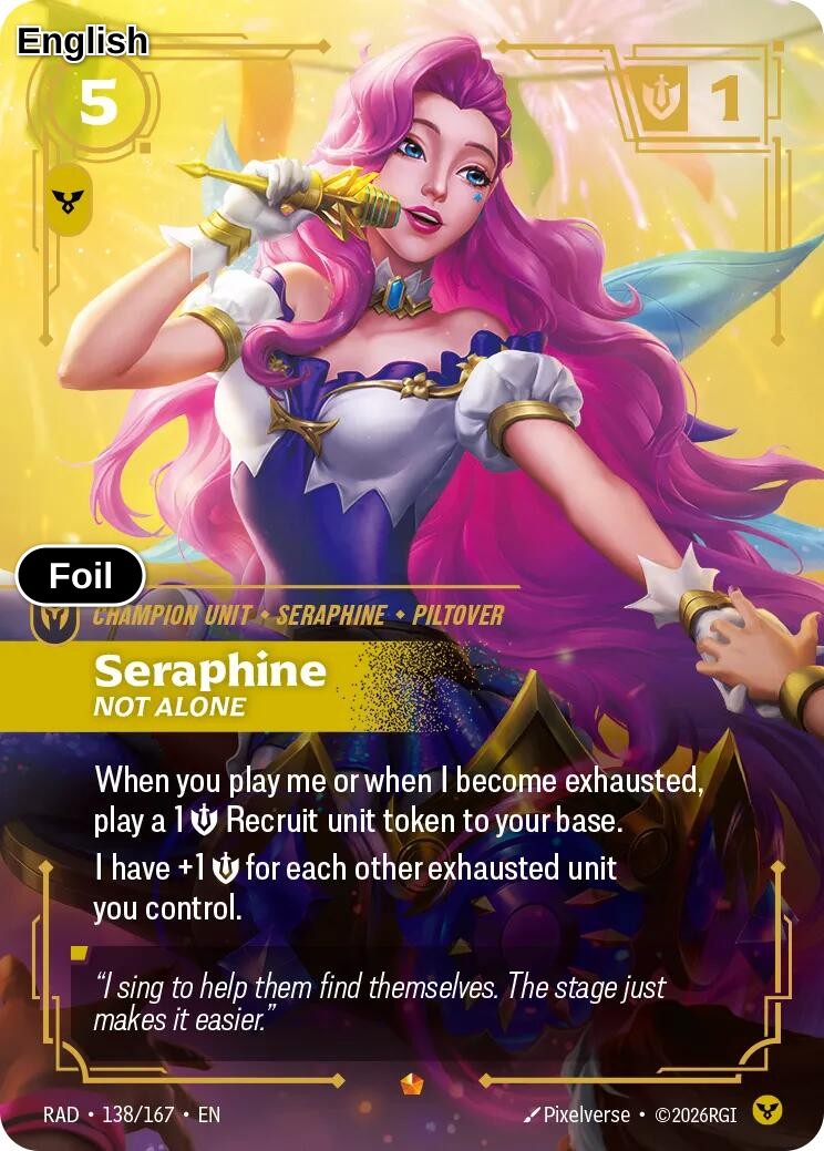 Seraphine, Not Alone