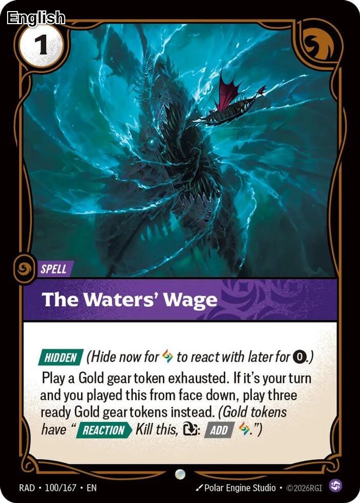 The Waters' Wage