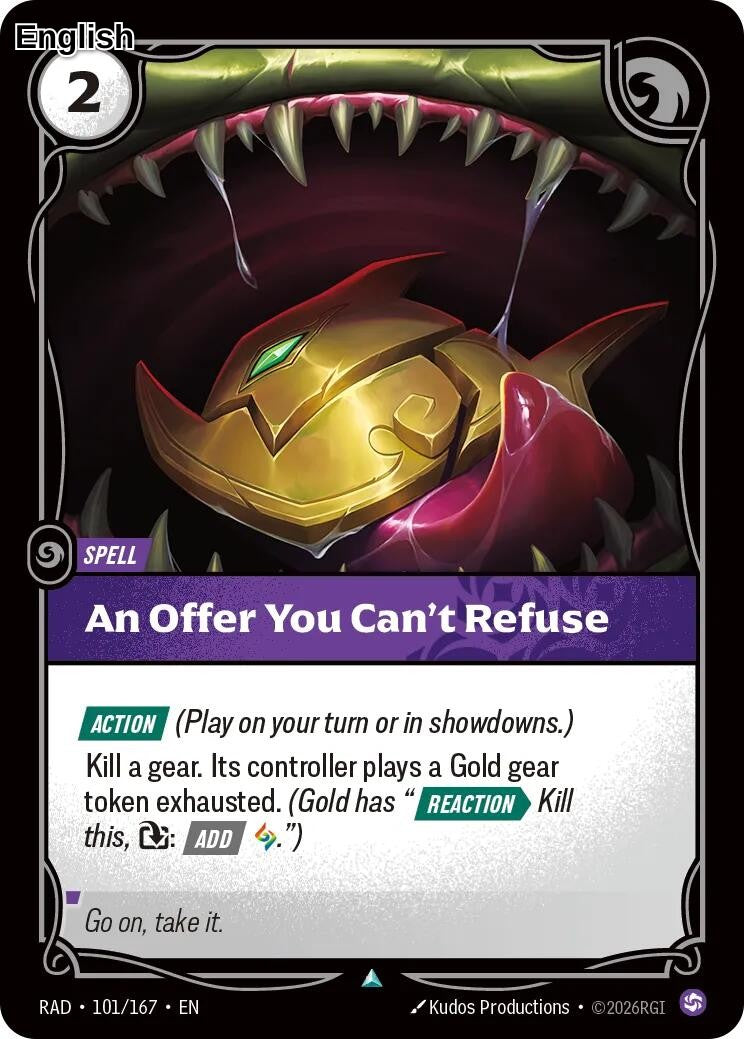 An Offer You Can't Refuse