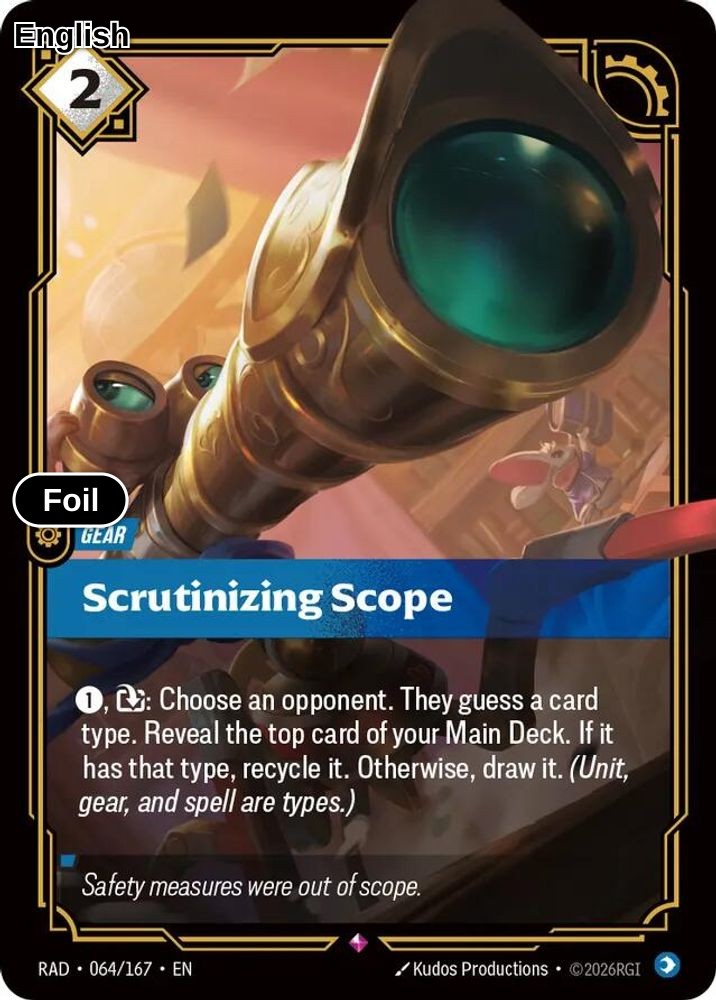 Scrutinizing Scope
