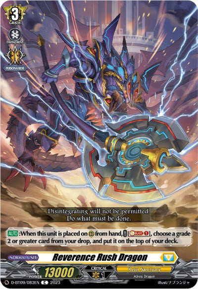 Reverence Rush Dragon (D-BT09/083EN) [Dragontree Invasion]