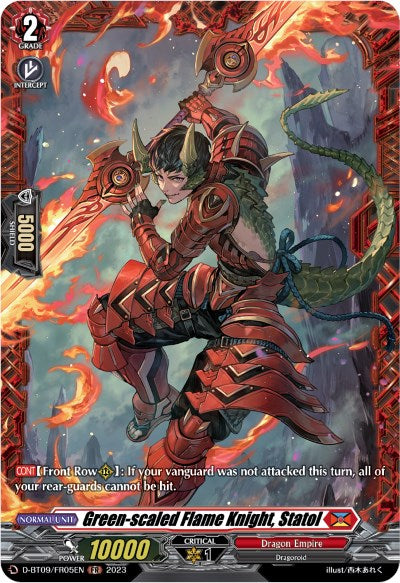 Green-scaled Flame Knight, Statol (D-BT09/FR05EN) [Dragontree Invasion]