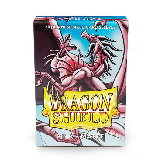 Dragon Shield: Japanese Size 60ct Sleeves - Pink (Matte)