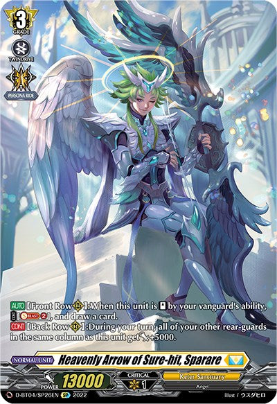 Heavenly Arrow of Sure-hit, Sparare (D-BT04/SP26EN) [Awakening of Chakrabarthi]