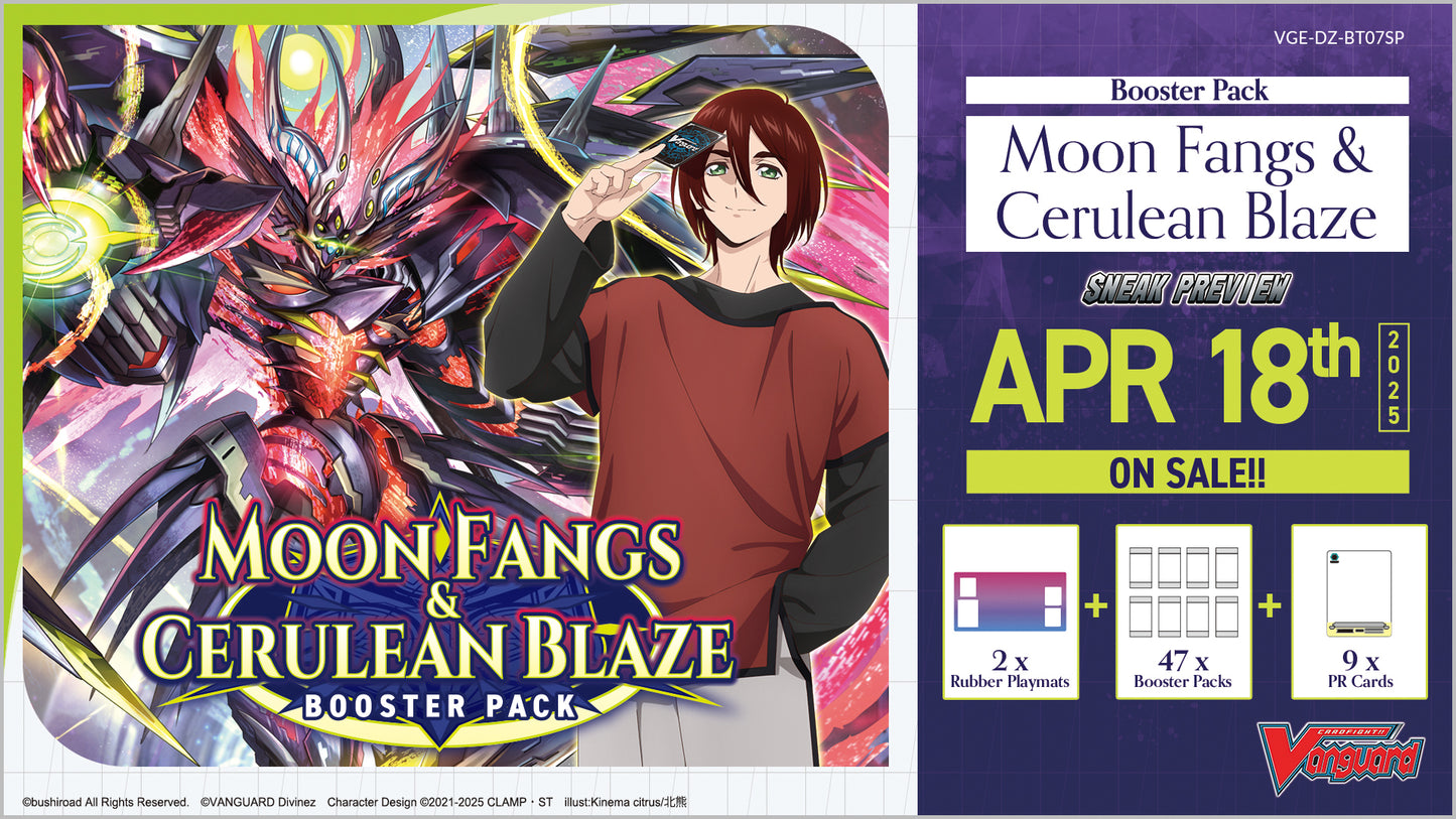 [EN] Vanguard DZ-BT07 Moon Fangs & Cerulean Blaze Box