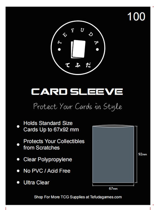 Tefuda Premium Penny Sleeves (100 Pack)