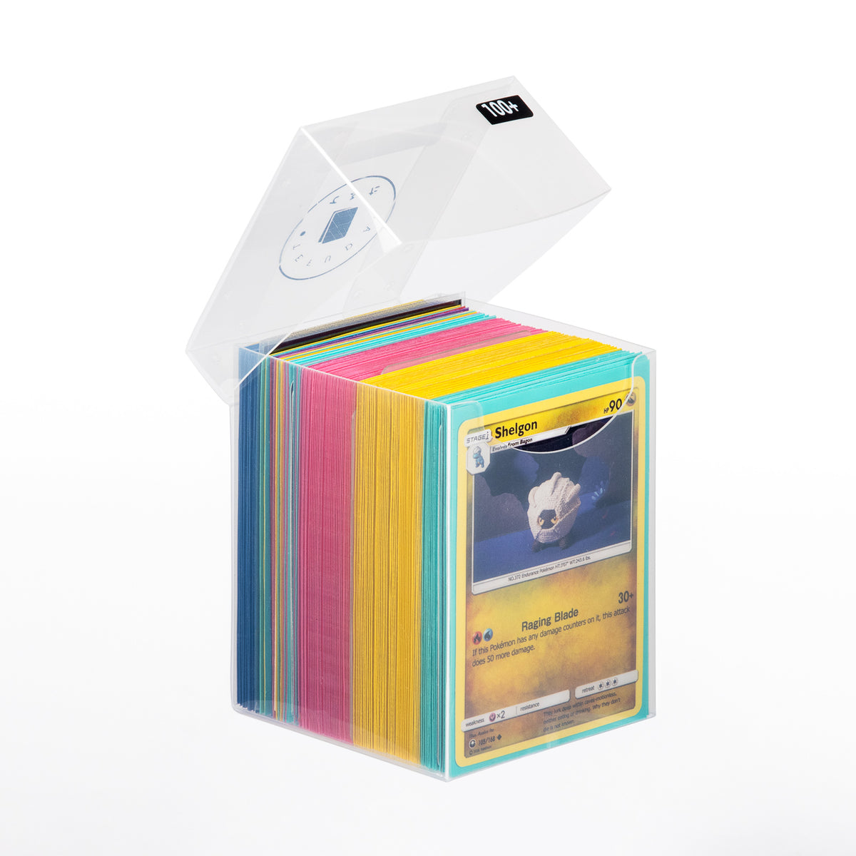 Tefuda 100-Card Deck Box – Clear