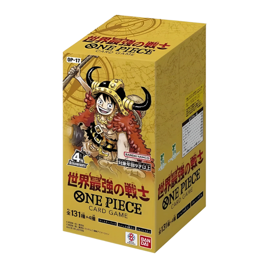 ONE PIECE CARD GAME - [OP-17] The World's Strongest Warriors JAPANESE BOOSTER BOX