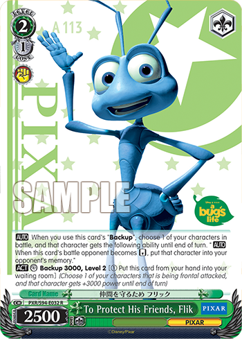 To Protect His Friends, Flik PXR/S94-E032