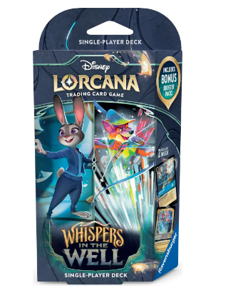 Disney Lorcana TCG: Whispers in the Well Judy Hopps & Robin Hood (Sapphire & Steel) Deck