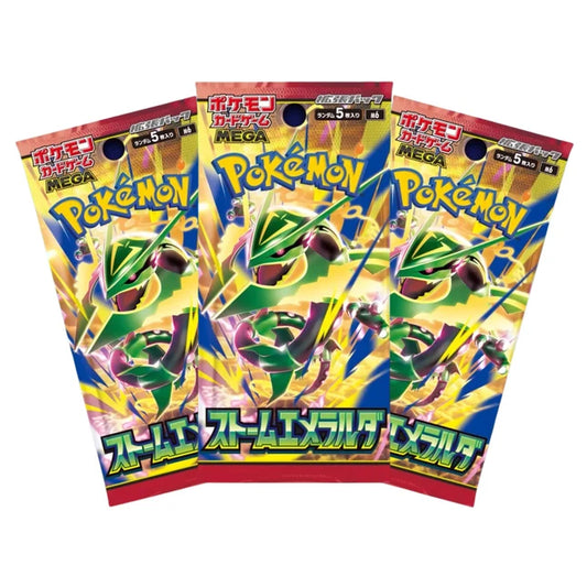 [JP] Pokemon Storm Emerelda (M6) PCJ Bundle Pack (10 Booster Packs)