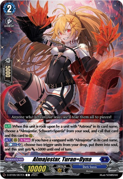 Almajestar, Turan=Dyna (D-BT09/067EN) [Dragontree Invasion]