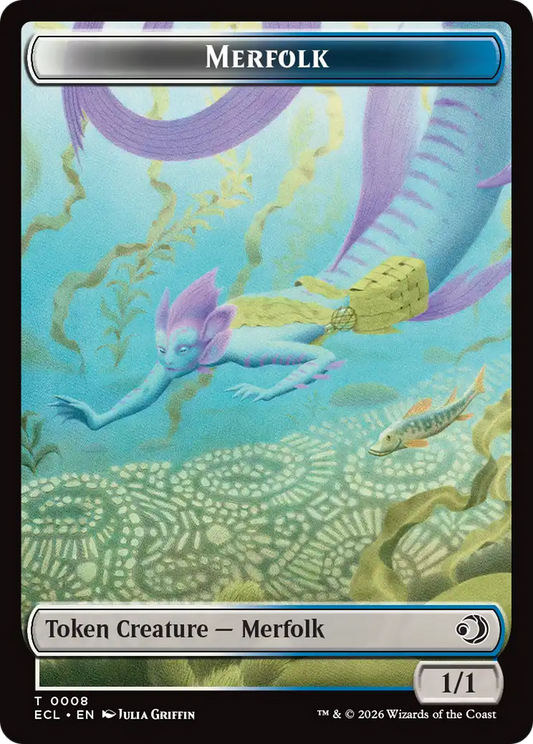 Shapeshifter // Merfolk Double-Sided Token [Lorwyn Eclipsed Tokens]