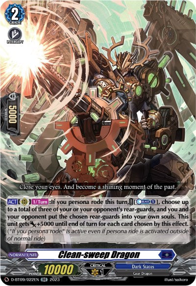 Clean-sweep Dragon (D-BT09/022EN) [Dragontree Invasion]