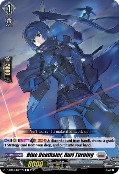 Blue Deathster, Ruri Turning (D-BT09/077EN) [Dragontree Invasion]