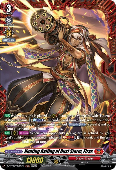 Hunting Gatling of Dust Storm, Firas (D-BT09/FR01EN) [Dragontree Invasion]