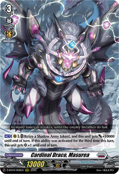 Cardinal Draco, Masurea (D-BT04/008EN) [Awakening of Chakrabarthi]