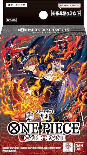 [JP] ONE PIECE CARD GAME Start Deck - [ST35] Red & Black Sabo