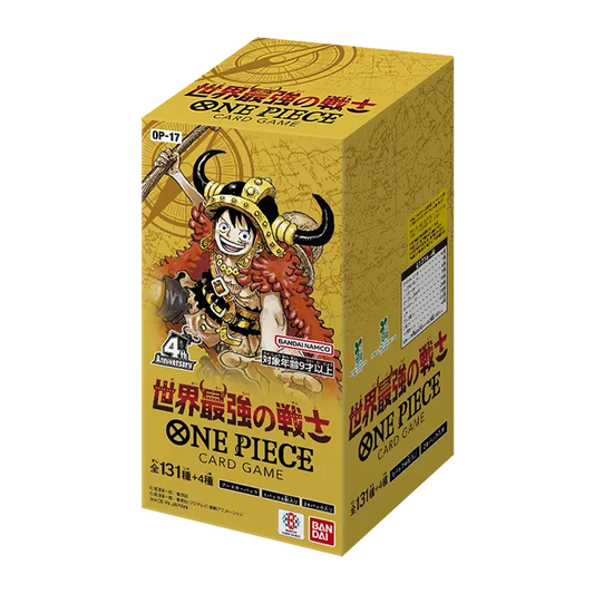 ONE PIECE CARD GAME - [OP-17] The World's Strongest Warriors JAPANESE BOOSTER BOX