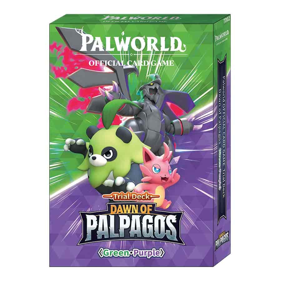 [EN] Palworld OCG Trial Deck: [POCGe-TD02] (Dawn of Palpagos  Green ‧ Purple)