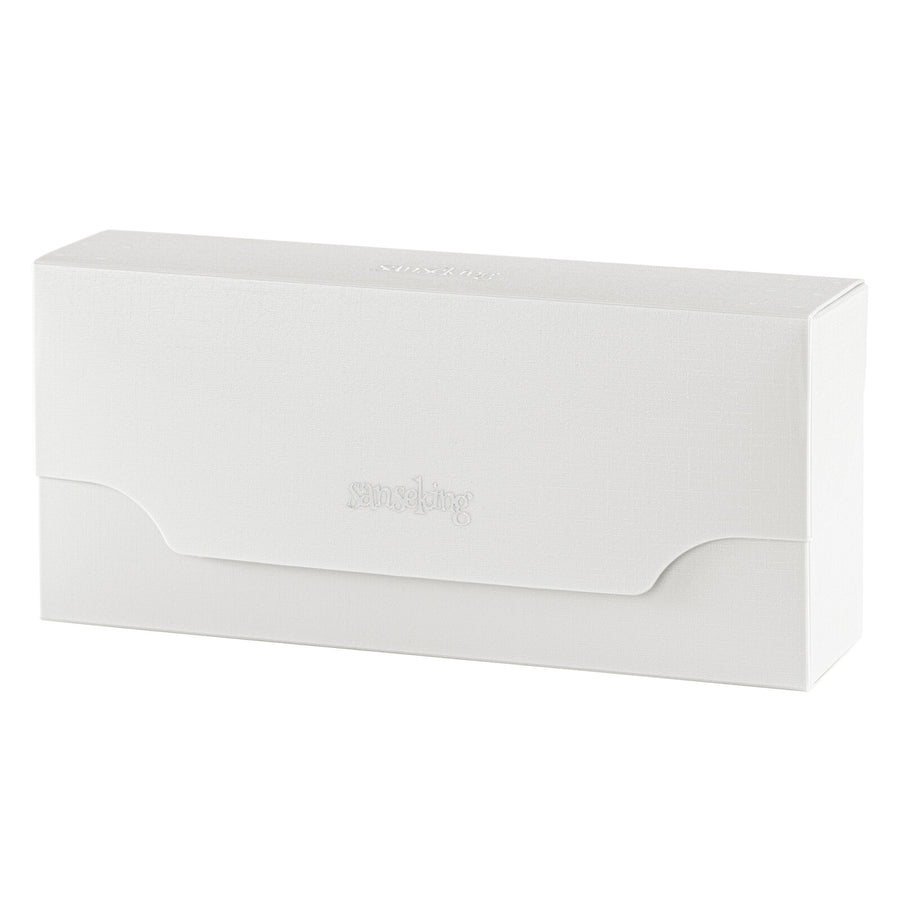 SANSEKING - PLASTIC DECK BOX (300+ CARDS) - WHITE